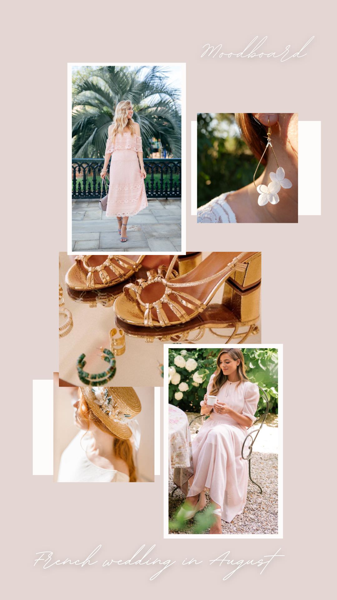 August wedding outfit inspiration for France