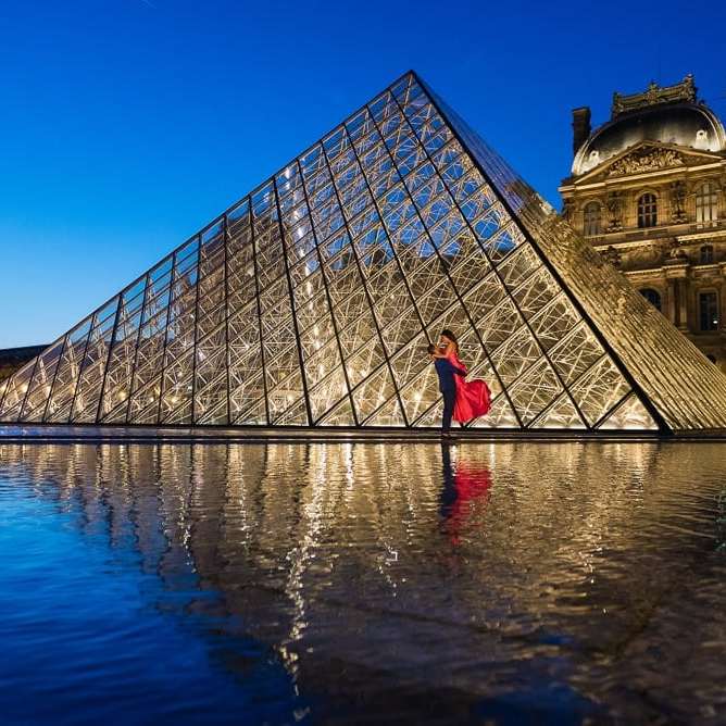 Best Photography Spot in Paris – Louvre Glass Pyramid