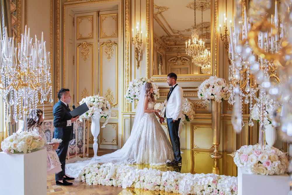 Celebrant in Paris - Wedding in Paris at Shangri La Hotel