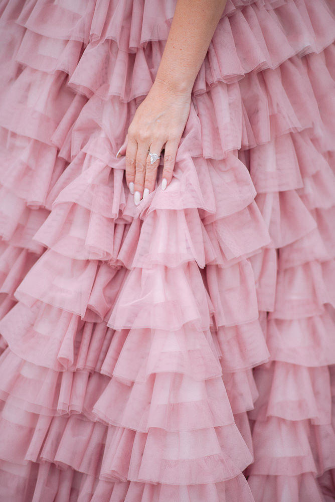 clothing ideas for family photos pink couture dress