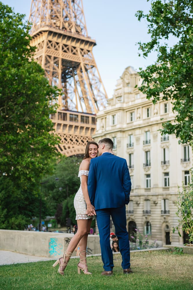 Couples Paris Phootshoot by the Eiffel Tower