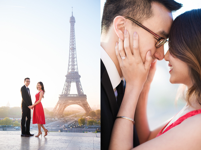 Engagement picture in Paris