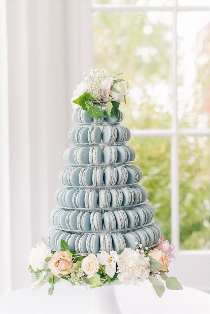 Macarons cake at French wedding