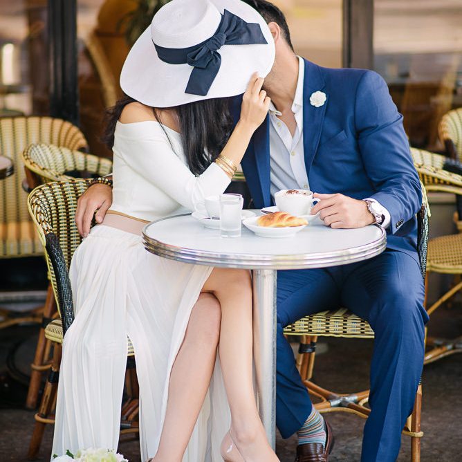 most romantic spots in paris café du trocadéro
