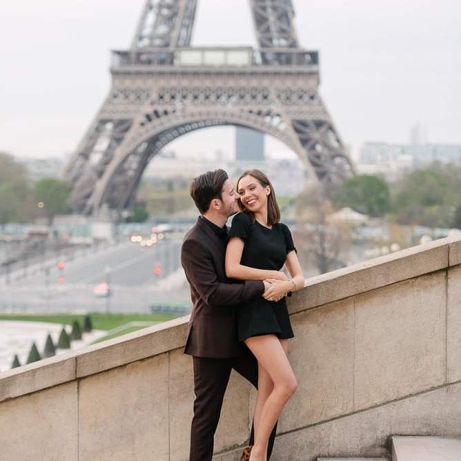 most romantic spots in paris - trocadero & eiffel tower