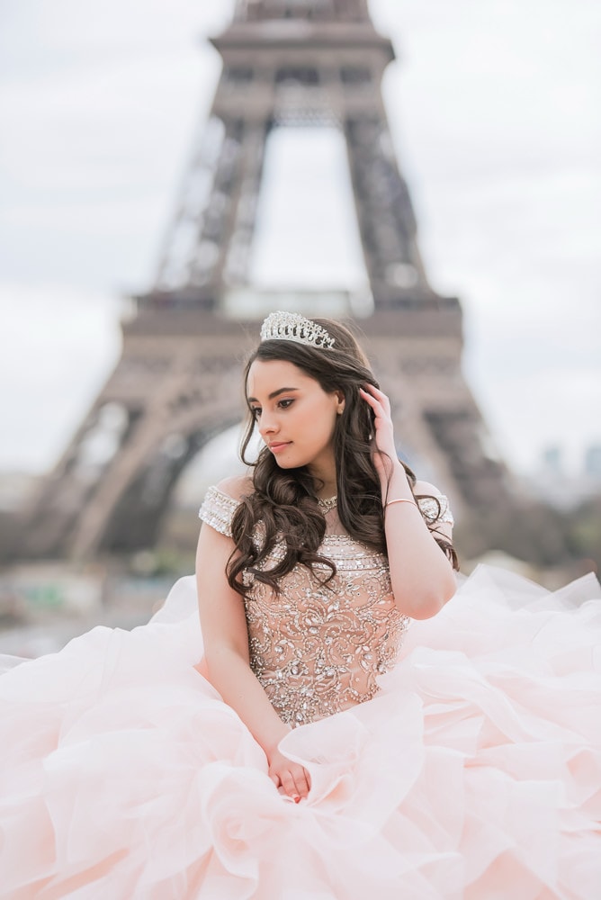 quince photos in paris young girl with tiara