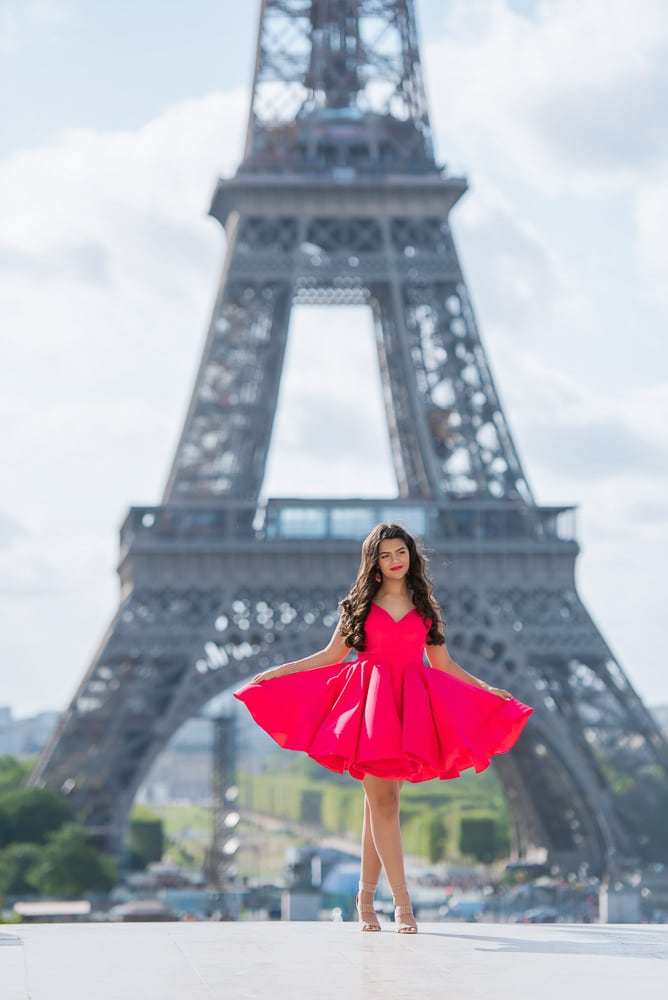 quinceanera red dresses in paris, france