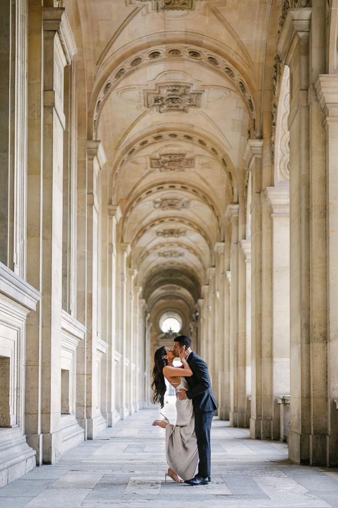 Wedding anniversary pictures in Paris