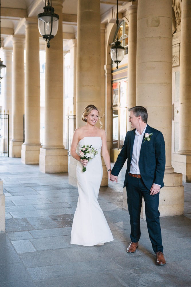 Wedding photographer France - Middle age couple eloping in Paris